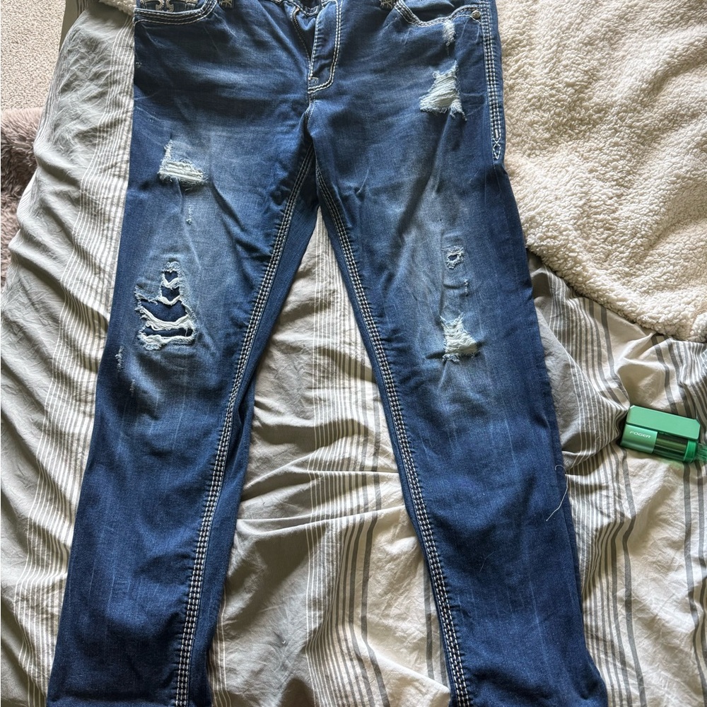 Rock Revival Blue Skinny Jeans